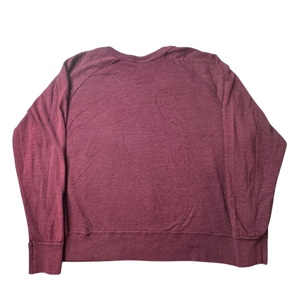 Ariat Sweatshirt Womens L Burgundy Desert Ride Crew Western Graphic 10042311 - Picture 2 of 10